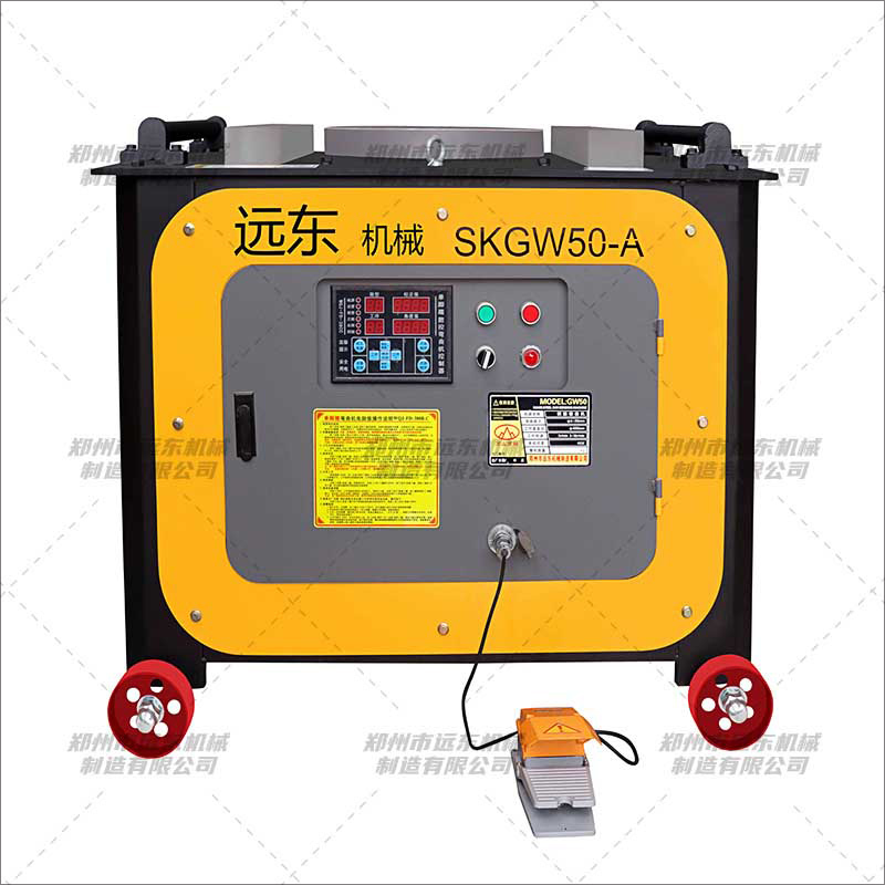 GW50型數控固特鋼筋彎曲機(圖1) GW50型數控固特鋼筋彎曲機(圖1)
